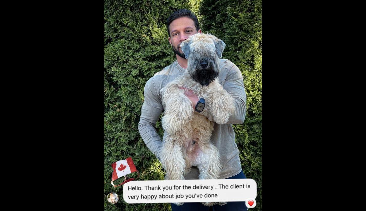 Airedale Terrier (Poland to Canada)